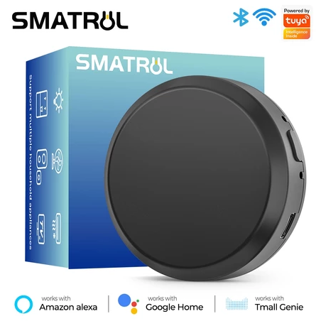 SMATRUL Wi-Fi Smart IR Mini Universal Remote Control for Tv Aircon With Alexa Tuya App Household