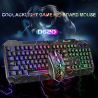 Gaming Keyboard and Mouse Mechanical USB Wired Gamer Keyboards Kit LED RGB Backlit Keyboard