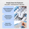 7 in 1 Laptop Cleaning Tool Double-Head Design Computer Keyboard Headphone Brush Kit Compact