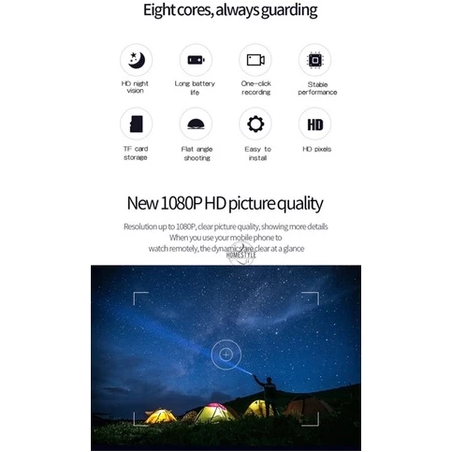 A9 Mini Wireless Security Camera with 1080P HD and Night Vision