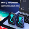 Actual Computer Speaker USB Colorful Lighting Effect RGB Gaming Laptop PC Speaker For Laptop