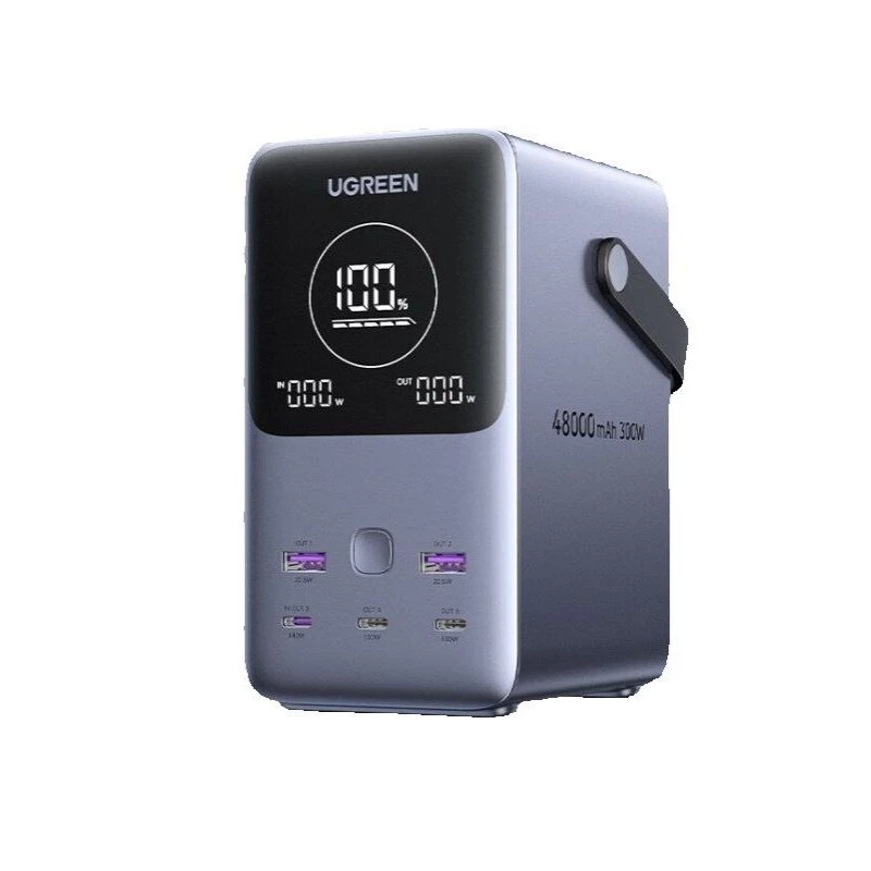 Ugreen PowerBank 48000mAh 300W with smart digital display LED backlight for outdoor camping trips