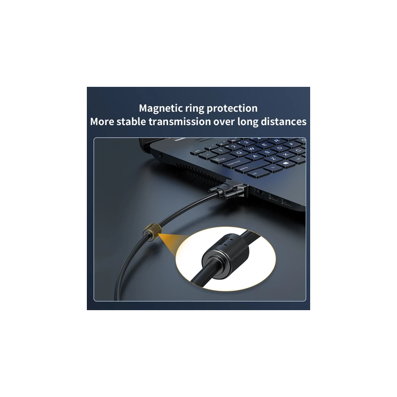 1.5M-10M VGA [3+6] Cable Male to Male VGA to VGA 1080P Full HD Monitor Computer Cable