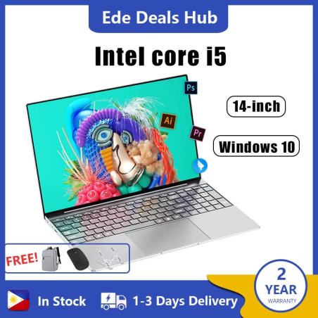 Intel core i5 8265U Laptop 8GB RAM 128GB SSD 14 Inch Windows 11 Gaming Laptop Camera