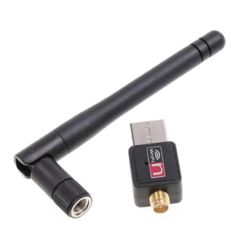 High Speed 600Mbps 2.4GHz Wireless USB WiFi Adapter with Antenna for Desktop PC