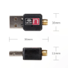 High Speed 600Mbps 2.4GHz Wireless USB WiFi Adapter with Antenna for Desktop PC
