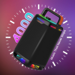 Orashare BS21Max 100W Party Bluetooth Speaker Powerful Sound with RGB Superb Bass TWS With Handle