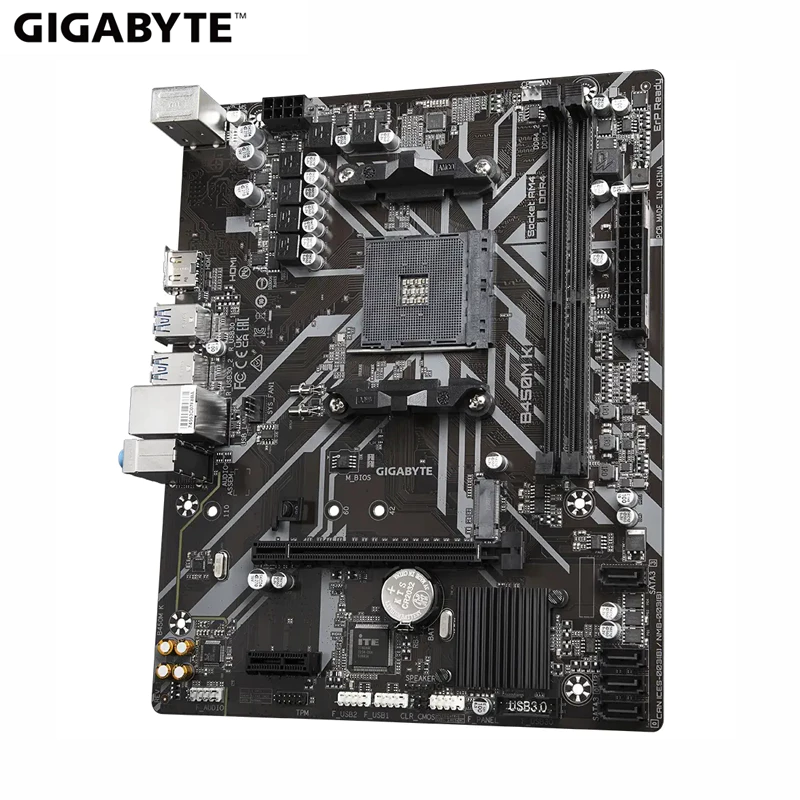 MSI/GIGABYTE/RAMSTA B450M MATX Motherboard DDR4*2 Socket AM4 Motherboard For AMD Ryzen CPU
