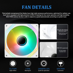 Inplay Seaview 240/360 AIO Liquid Cooler ARGB 4Pin Heatsink AIO Liquid Cooling CPU Cooler