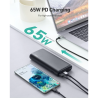AUKEY PB-Y37 PD PowerBank USB C Fast Charge suitable for Laptop, 20,000mAh 65Watts