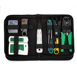 7/10/11/12/13/17-in-1 tool kit Network Cable Tester Tool Set LAN Cable RJ45 Connector Crimping Tool