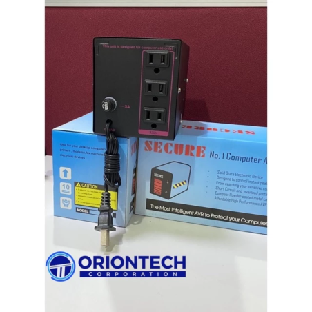 SECURE / Noritsu Plus 500W 220V Automatic Voltage Regulator (AVR for Computer)