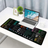 Excel Shortcut Keys Mouse Pad - Extended Large Office Spreadsheet 80x30cm / 90x40cm / 100x50cm