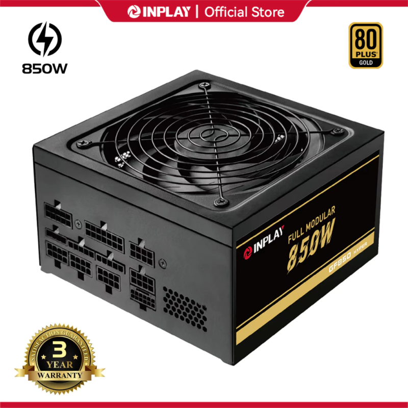 Inplay Full Modular ATX 3.0 650W 850W 1000W PSU 80 Plus Gold Certified Desktop Power Supply