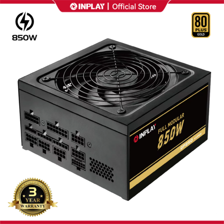 Inplay Full Modular ATX 3.0 650W 850W 1000W PSU 80 Plus Gold Certified Desktop Power Supply